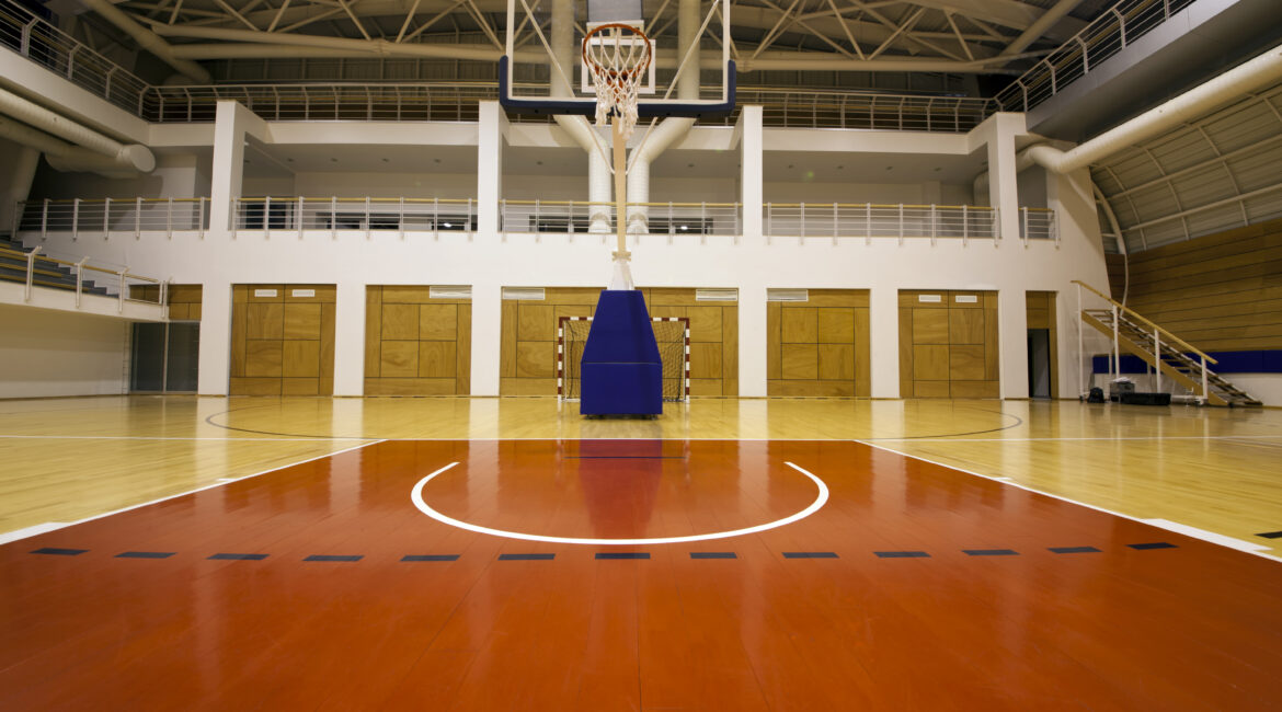 New Basketball Court Floor
