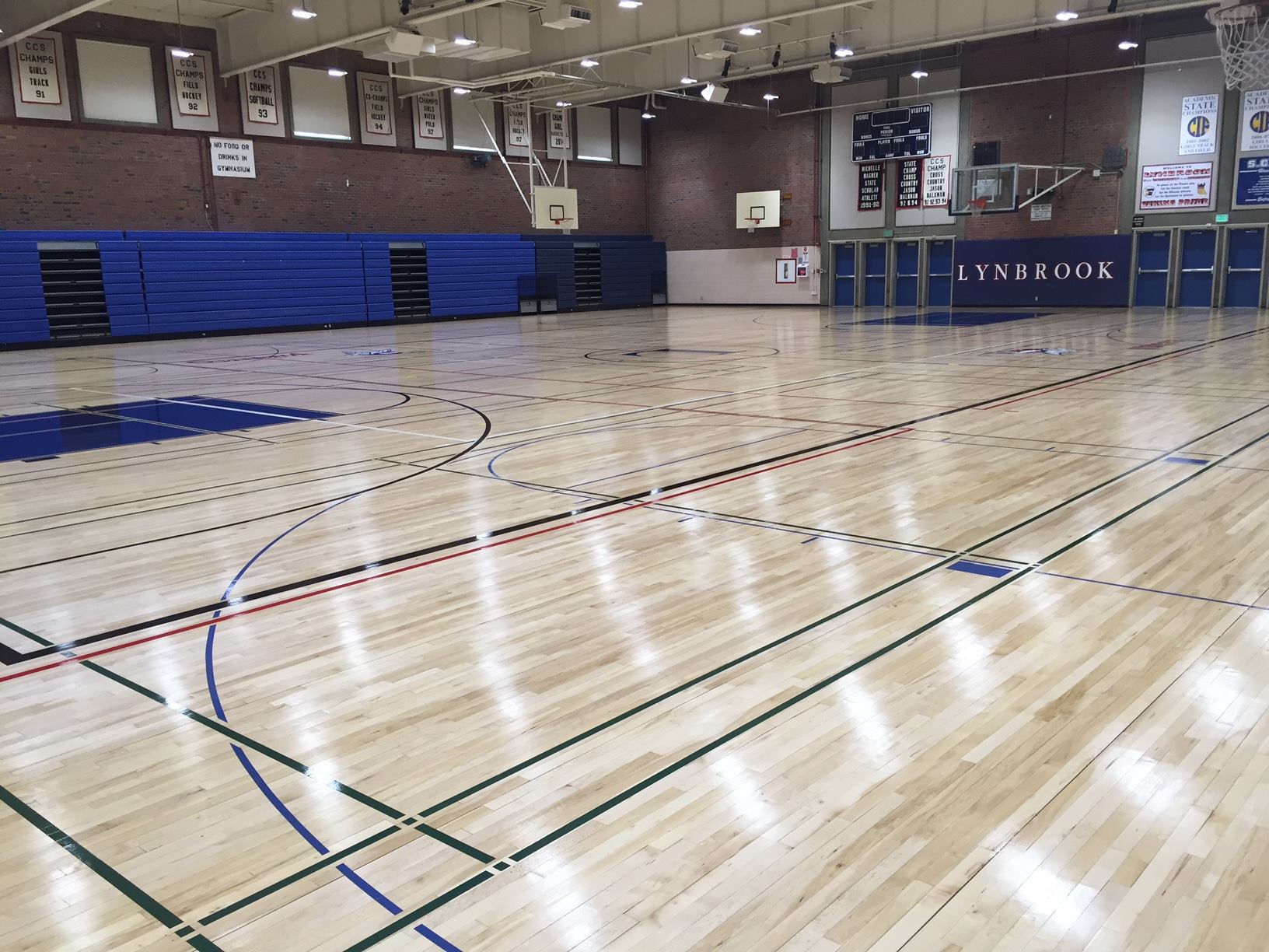 Gym Floor Refinishing